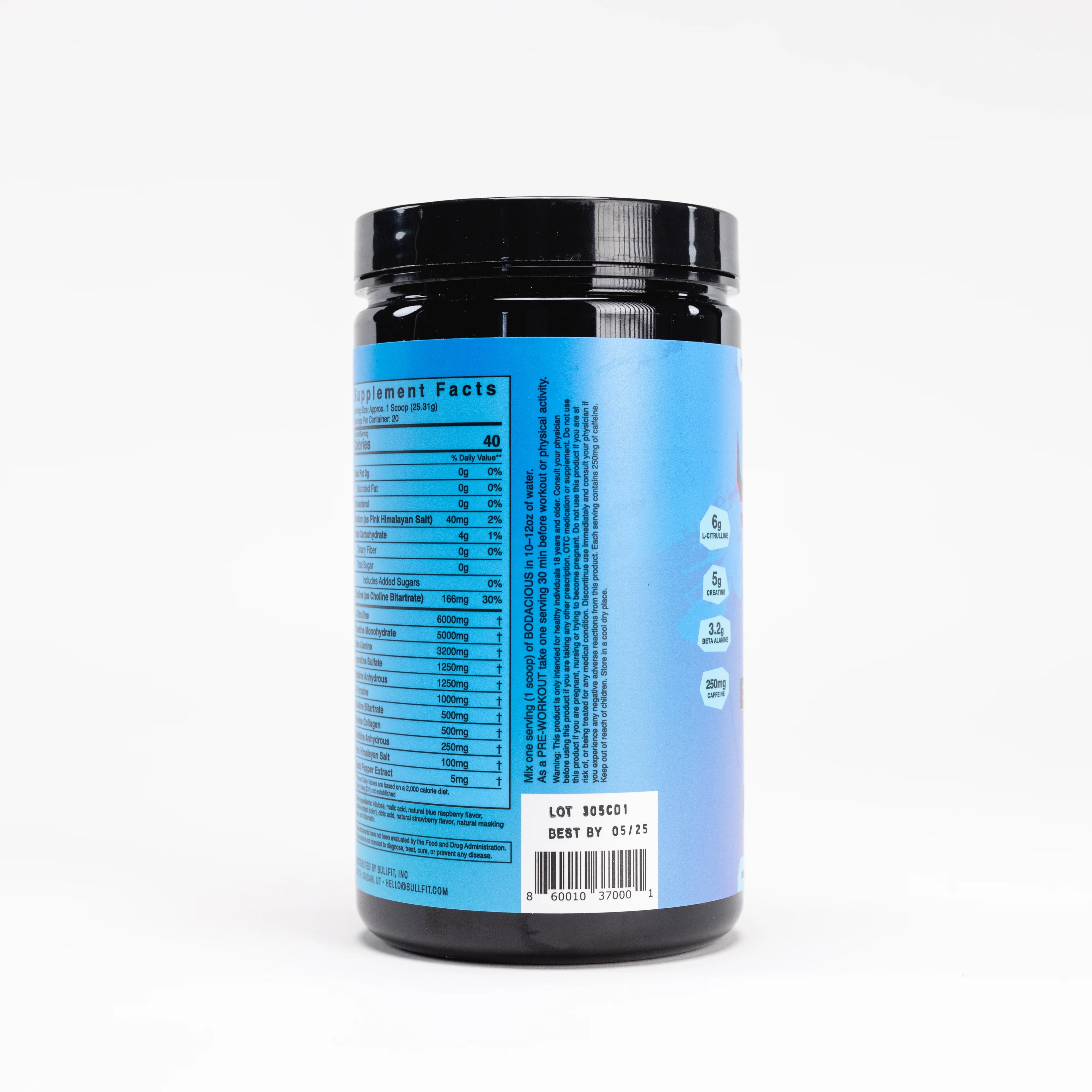 Bullfit Bodacious Pre-Workout